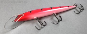 Preview: Karikko Wobbler, Länge: 13 cm, Farbe: Blue Pink Seducer 134, schwimmend, von Suomen Uistin The Finnish Lure Company (Jarmo Rapala)